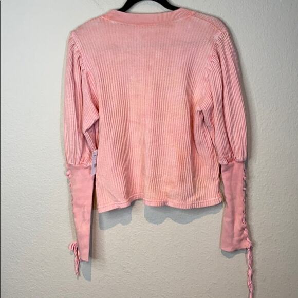 Free People TASHA THERMAL SHIRT - Picture 12 of 12